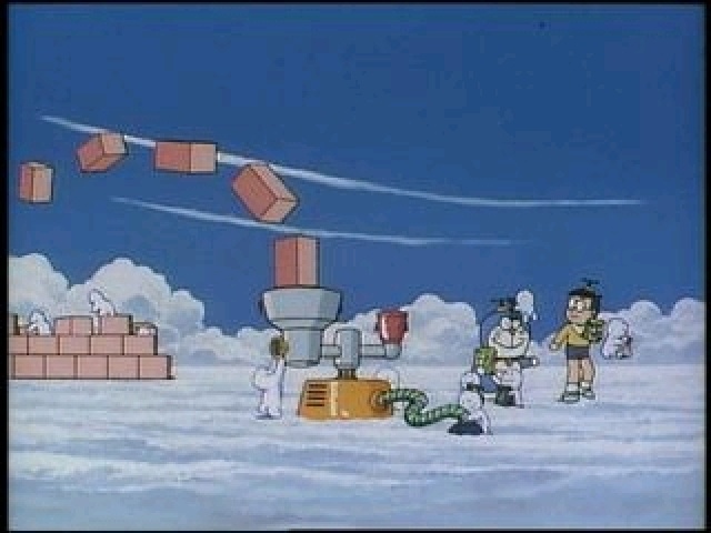 大雄在《云之王国》用想象力创造的新世界